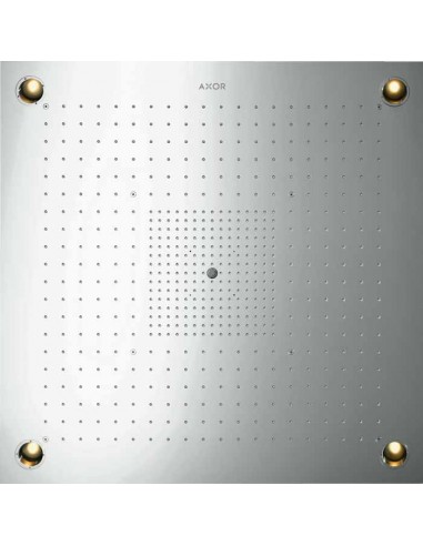 Axor Ceiling Brushed Stainless Steel Led Lighting Shower Head