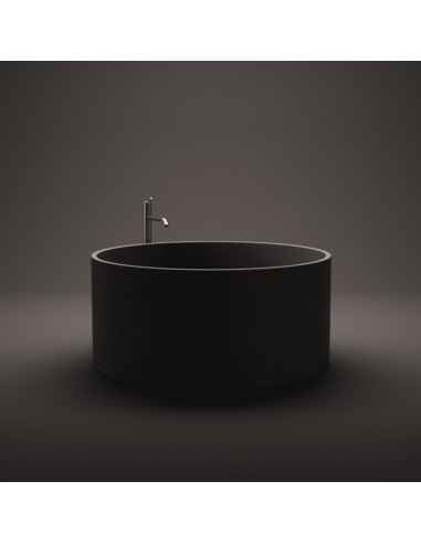 Agape Design In-Out Round Concrete Bathtub Ø 130 Cm