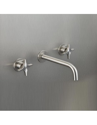 Neve Rubinetterie Brezza Wall Mounted Spout With Valves