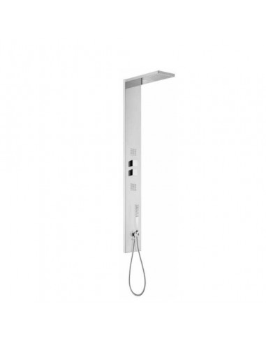 Bossini Manhattan Stainless Steel Shower Column With 4 Ways Single Lever Mixer