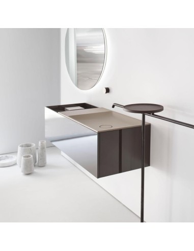 Falper Ma Wall Cabinet With Semi-Integrated Marble Sink