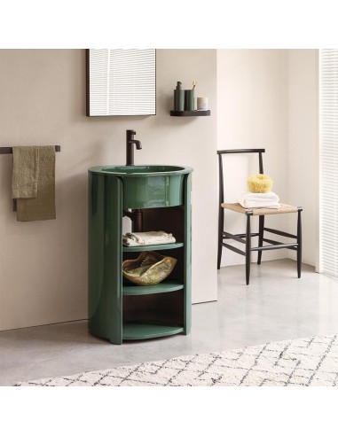 Ceramica Cielo Tiberio Lavabo Ovale Con Mobile Freestanding