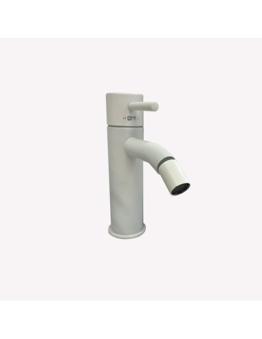 Fir Italia Cleo 84 Matt White Single Lever Bidet Mixer