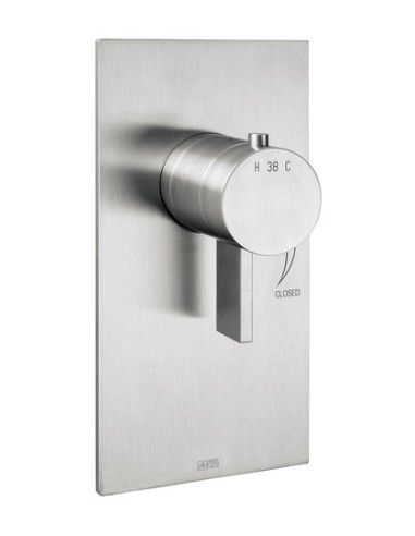 Fir Italia Playsteel 58 Wall Mounted Built In Stainless Steel 2 Ways Shower Mixer