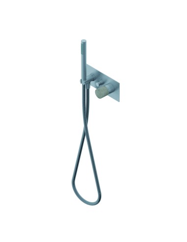 Ritmonio Diametro35 Inox Concrete Built In Bathtub Shower Mixer With Handshower