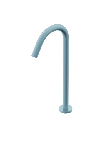 Ritmonio Dot316 Round Brushed Stainless Steel Washbasin Spout H 40 Cm