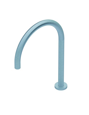 Ritmonio Dot316 Round Bocca Di Erogazione Per Lavabo In Acciaio Spazzolato H 35 Cm