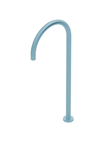 Ritmonio Dot316 Round Brushed Stainless Steel Washbasin Spout H 60 Cm